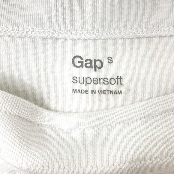 Gap Solid White Long-sleeve T-shirt Size Women’s Small - Picture 7 of 7